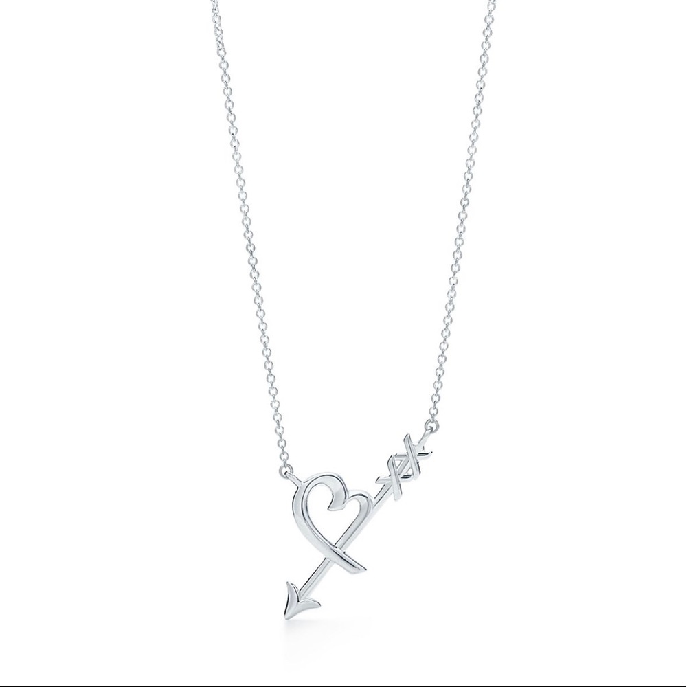 Tiffany & Co heart & arrow pendant necklace